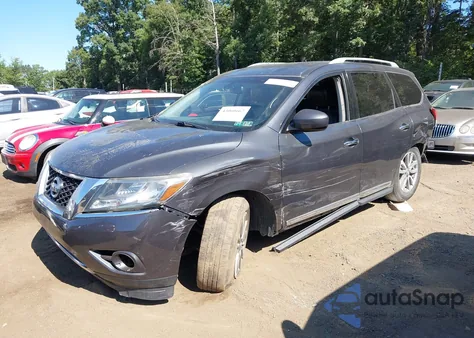 2014 Nissan Pathfinder Sl z USA, uszkodzony, nr VIN 5N1AR2MMXEC639152